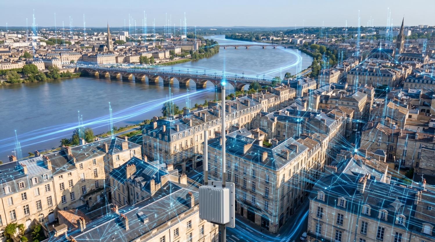 Réseau LoRaWAN sur une ville